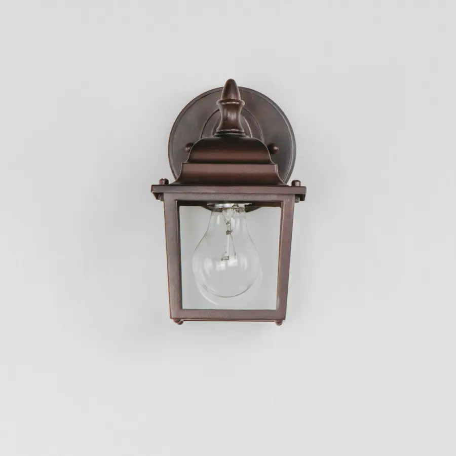 Builder Cast Outdoor Wall Lantern in Empire Bronze - Image 2