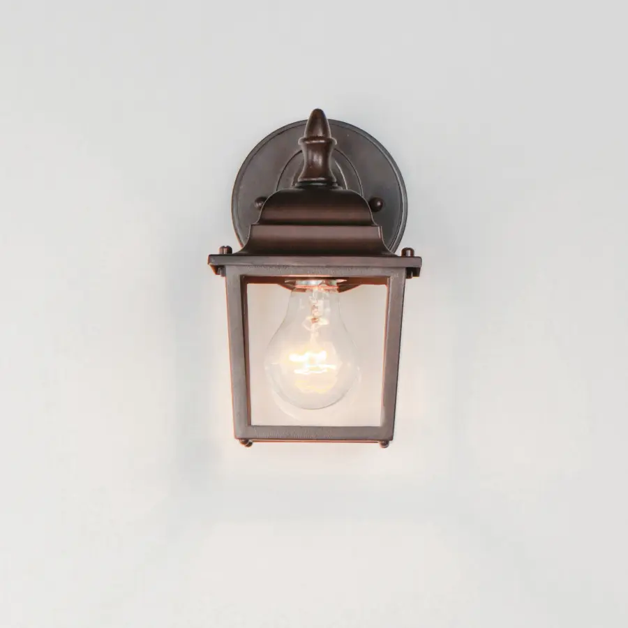 Builder Cast Outdoor Wall Lantern in Empire Bronze - Image 3