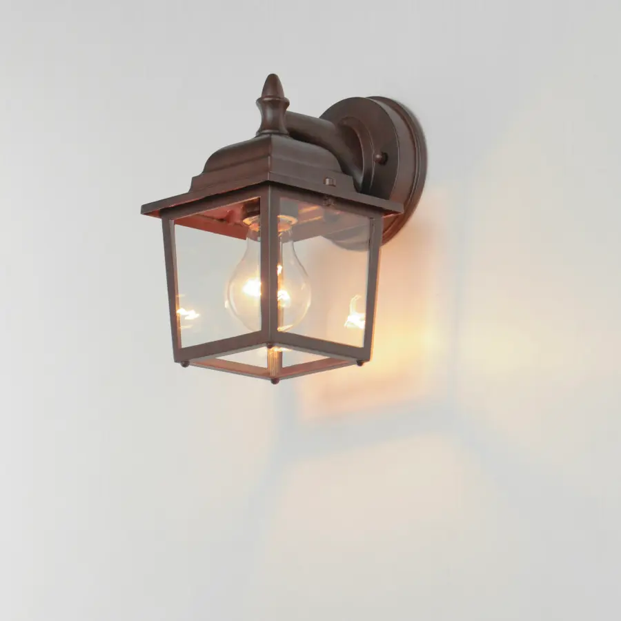 Builder Cast Outdoor Wall Lantern in Empire Bronze - Image 4