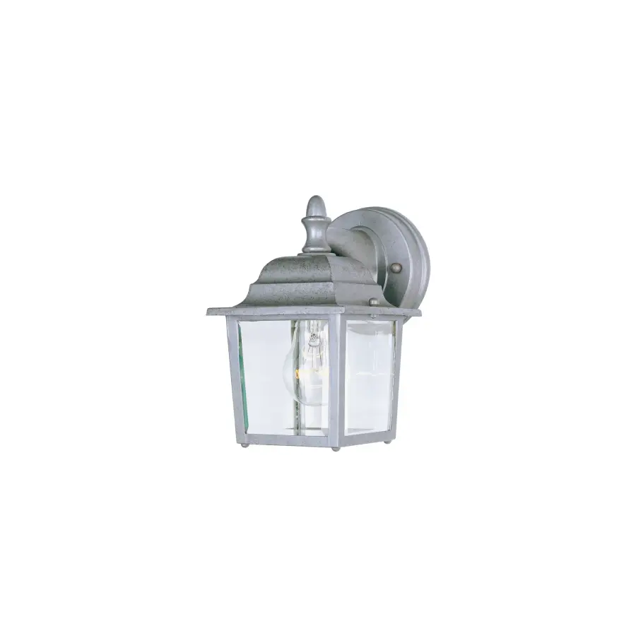 Builder Cast Outdoor Wall Lantern in Pewter - Image 1