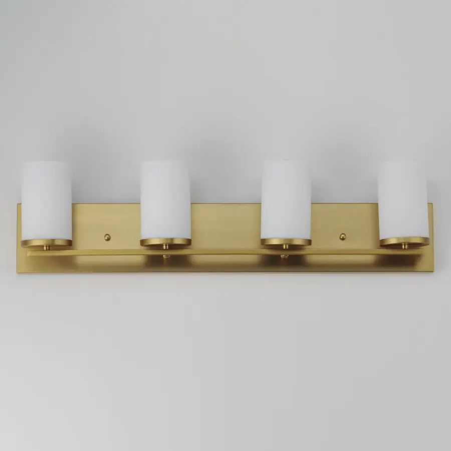 Lateral Four Light Bath Vanity in Satin Brass - Image 2