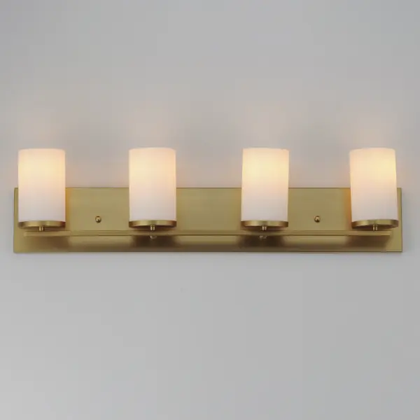 Lateral Four Light Bath Vanity in Satin Brass - Image 3