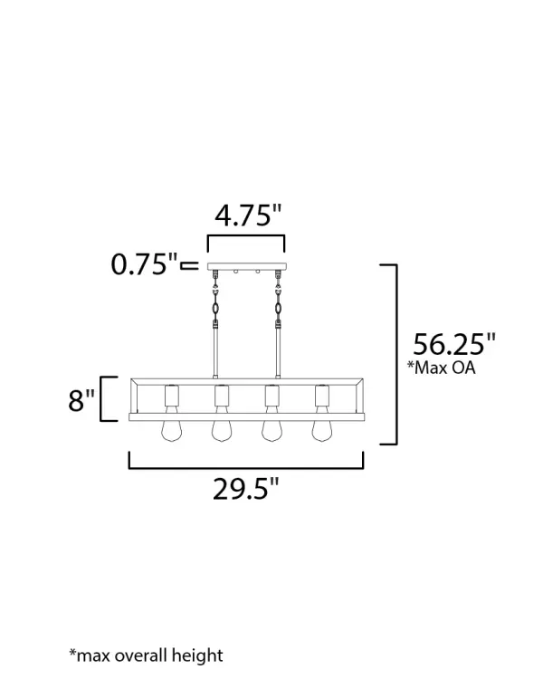 Black Forest-Linear Pendant - Image 6