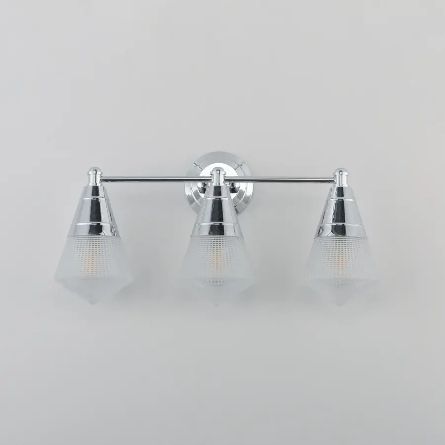 Hargreaves Three Light Bath Vanity in Polished Chrome - Image 2