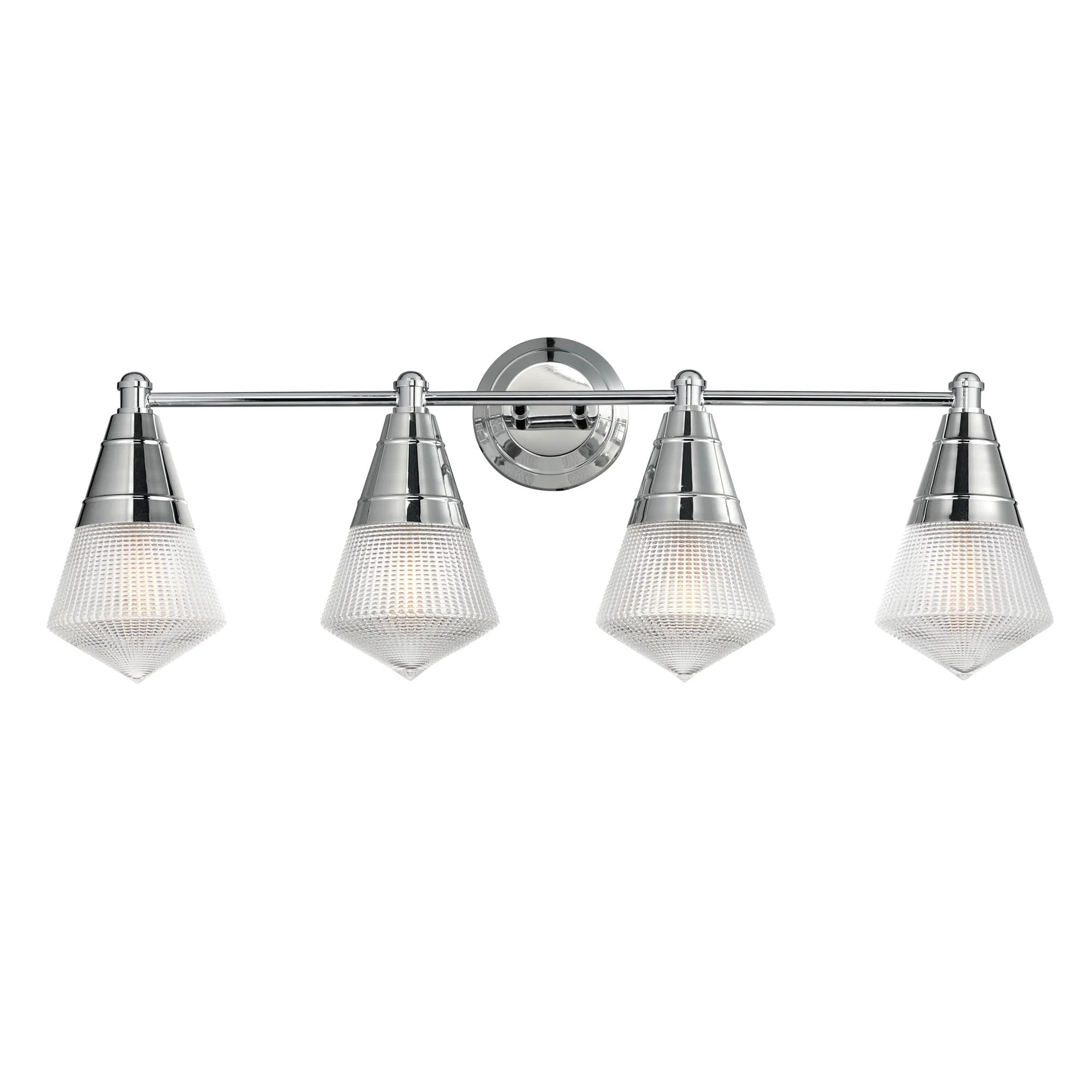 Hargreaves Four Light Bath Vanity in Polished Chrome