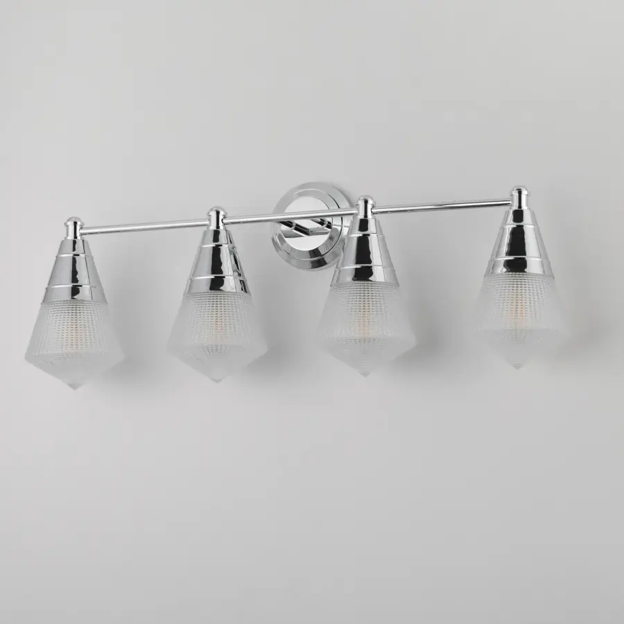 Hargreaves 4-Light Bath Vanity in Polished Chrome - Image 2