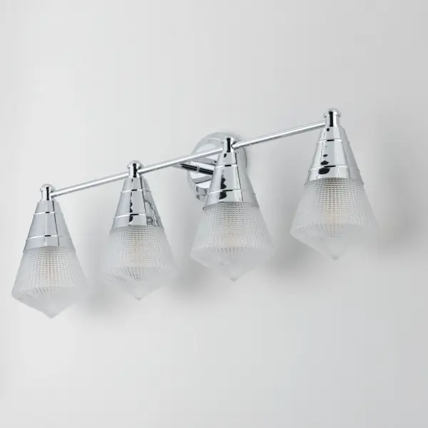 Hargreaves 4-Light Bath Vanity in Polished Chrome - Image 4