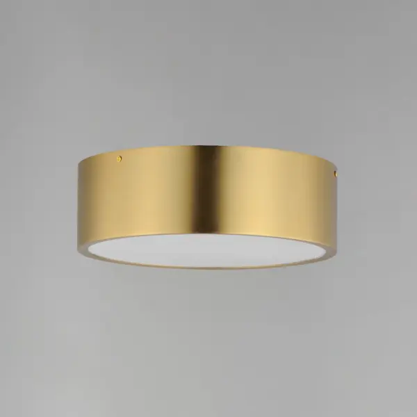 Tommy Two Light Flush Mount in Satin Brass - Image 3
