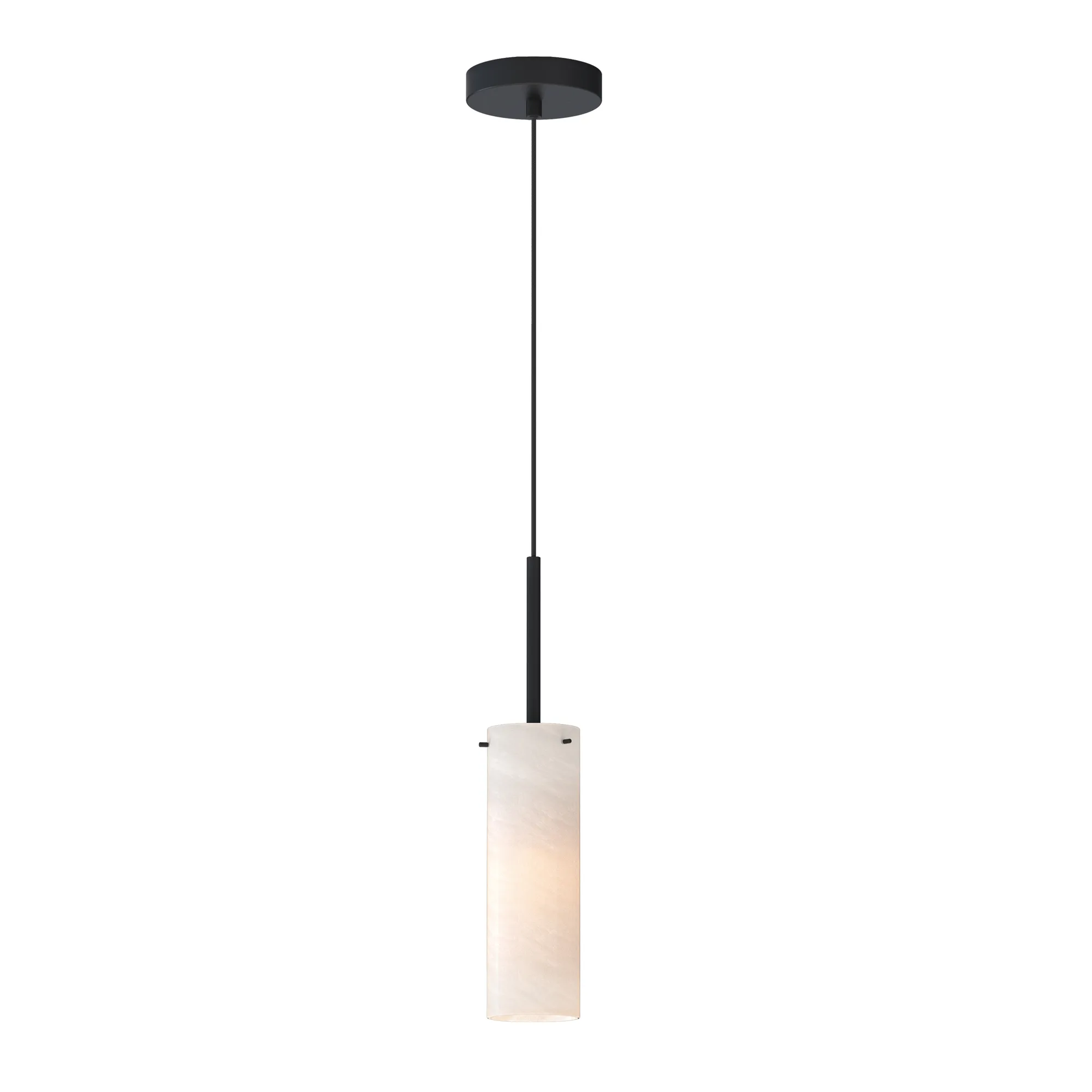 Blizzard One Light Pendant in Black