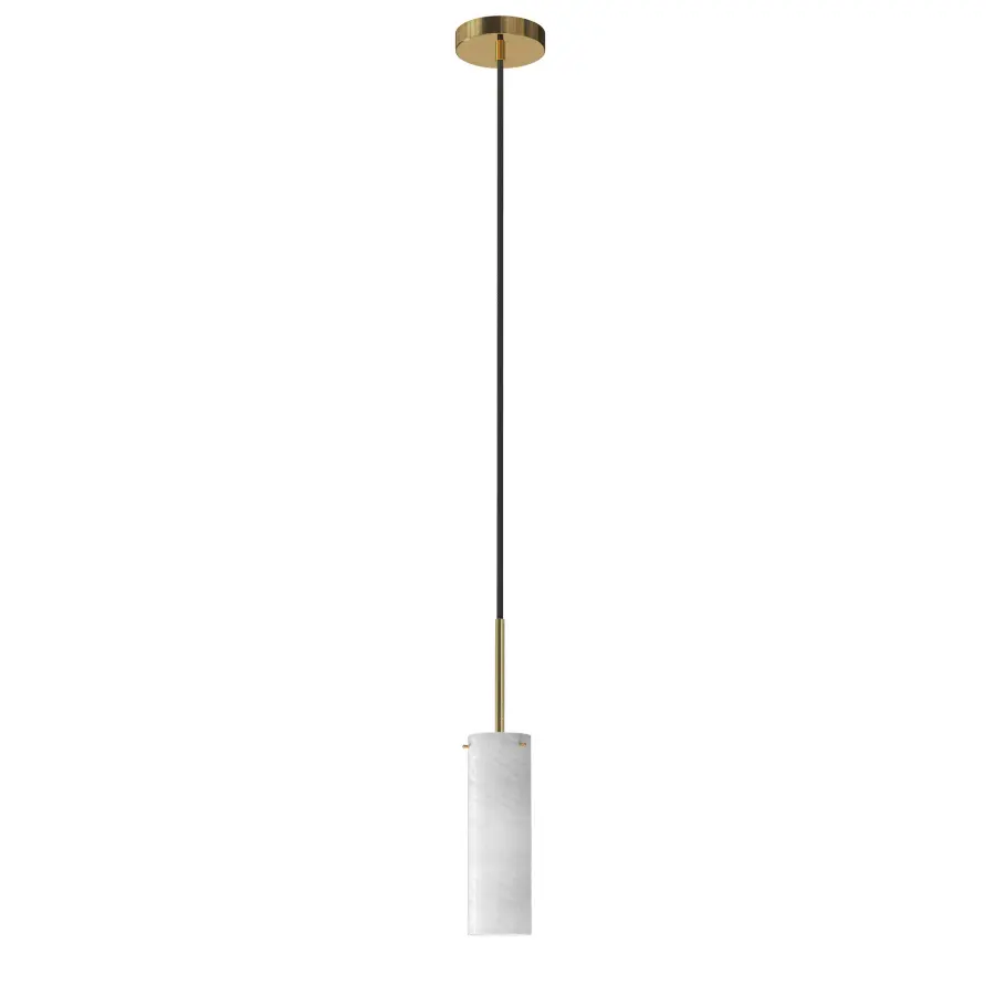 Blizzard One Light Pendant in Natural Aged Brass - Image 2