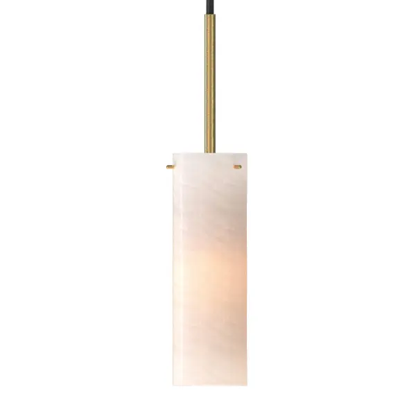 Blizzard One Light Pendant in Natural Aged Brass - Image 3