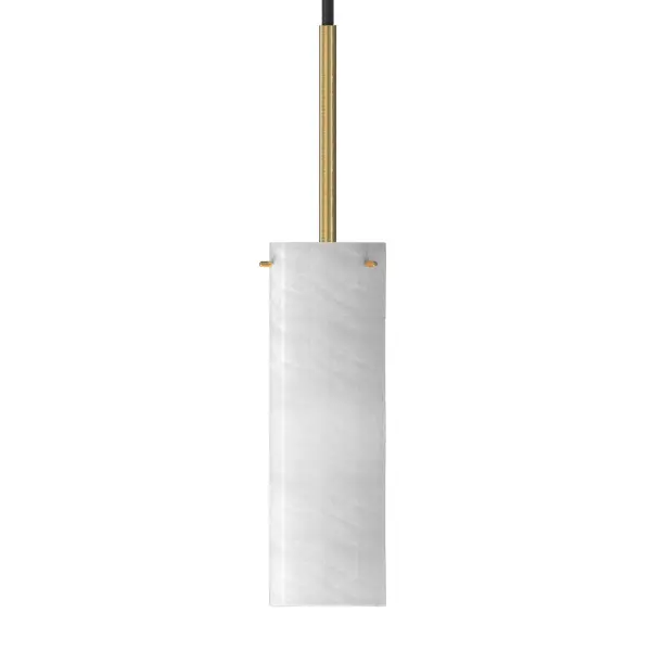 Blizzard One Light Pendant in Natural Aged Brass - Image 4