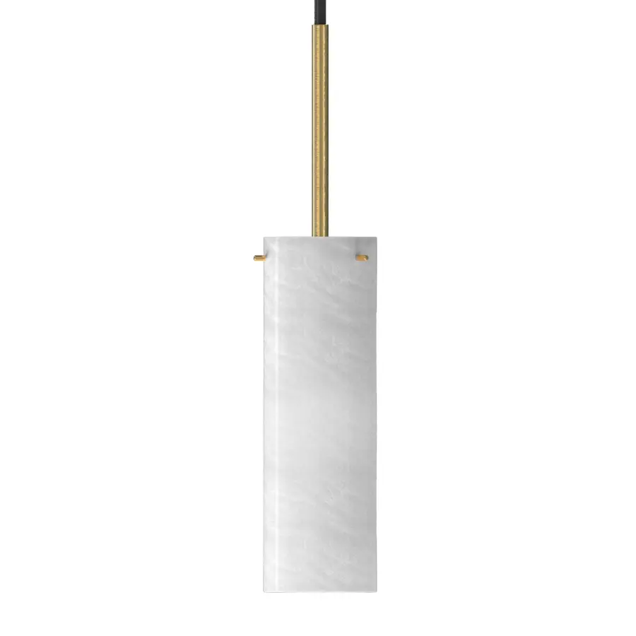 Blizzard One Light Pendant in Natural Aged Brass - Image 4