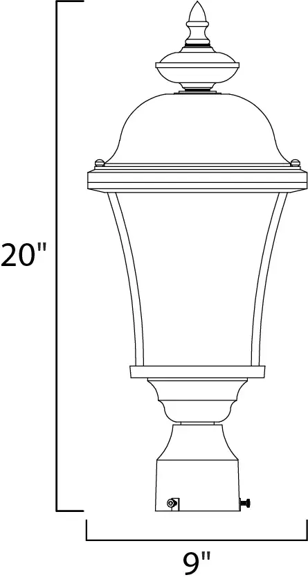 Senator is a mediterranean style from Maxim Lighting International in Black, or Rust Patina finish. - alternate view