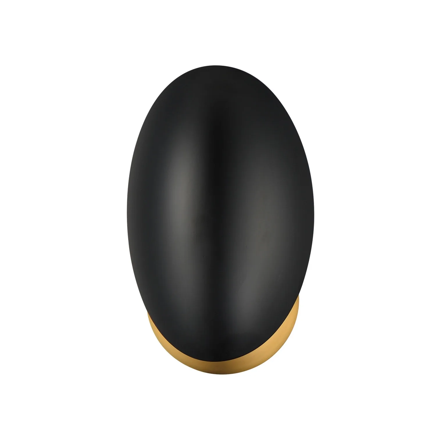 Maris One Light Wall Sconce in Black / Natural Aged Brass