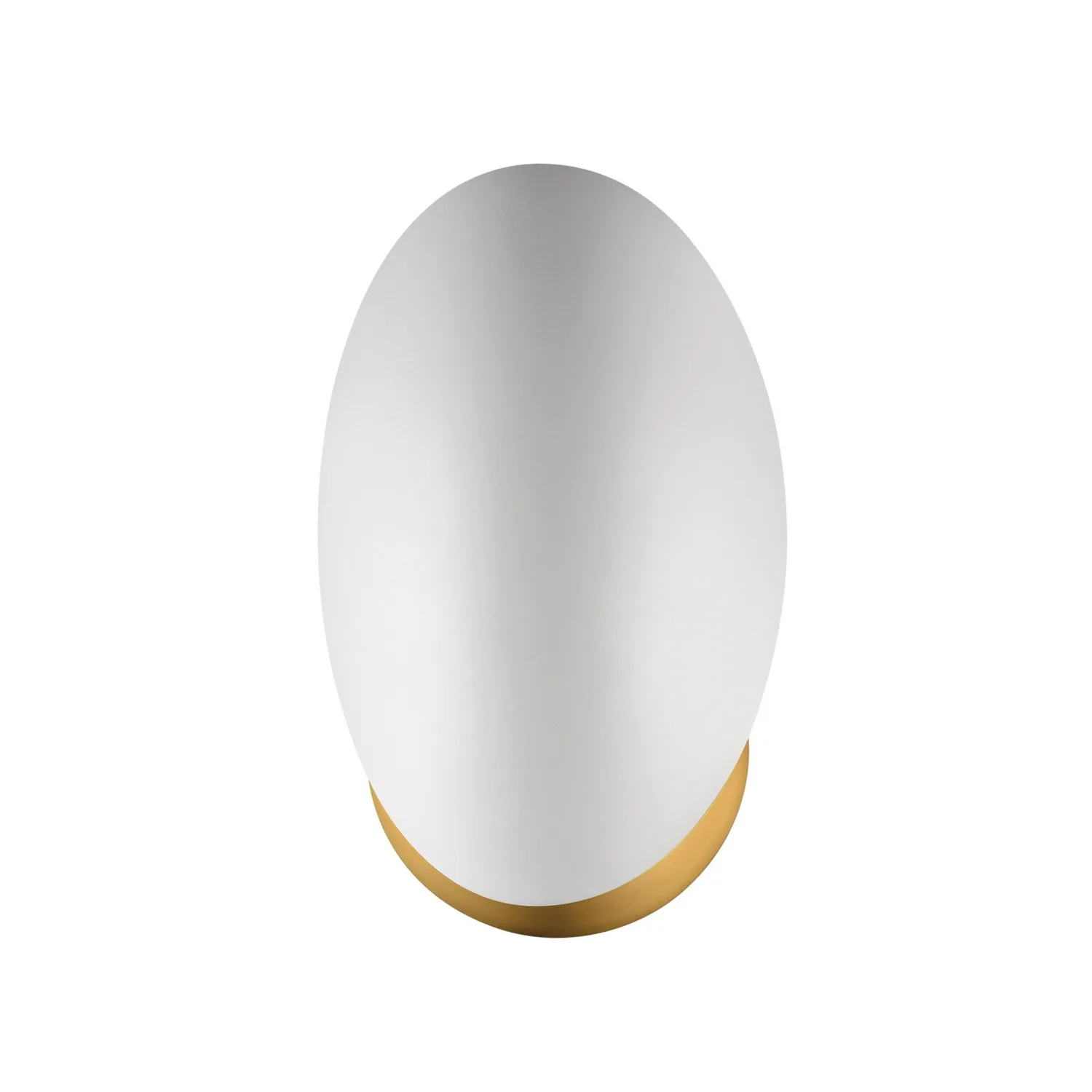 Maris One Light Wall Sconce in White/Natural Aged Brass