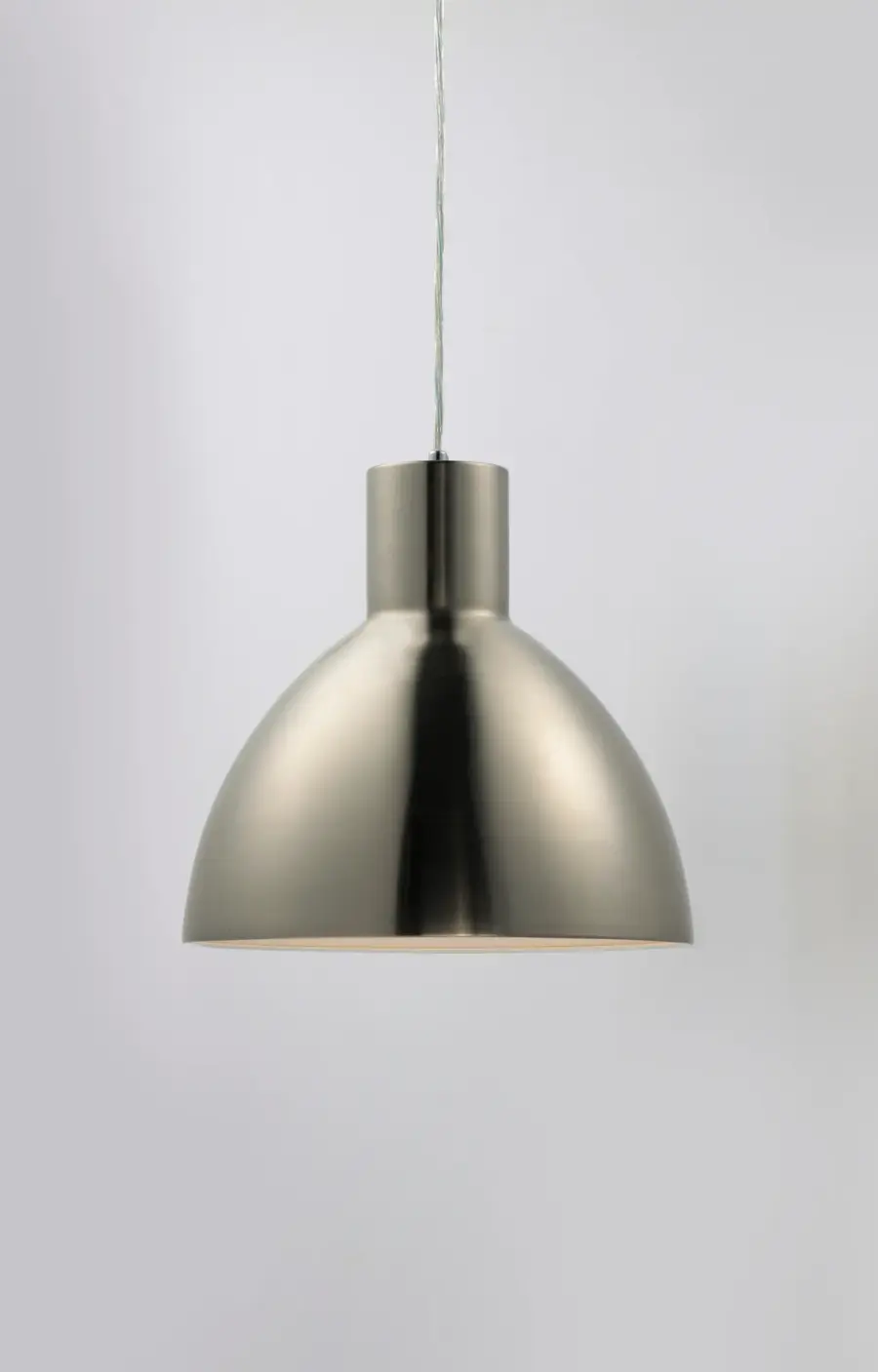 Cora One Light Pendant in Satin Nickel - Image 2