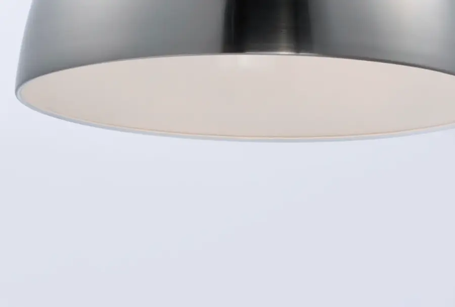 Cora One Light Pendant in Satin Nickel - Image 3