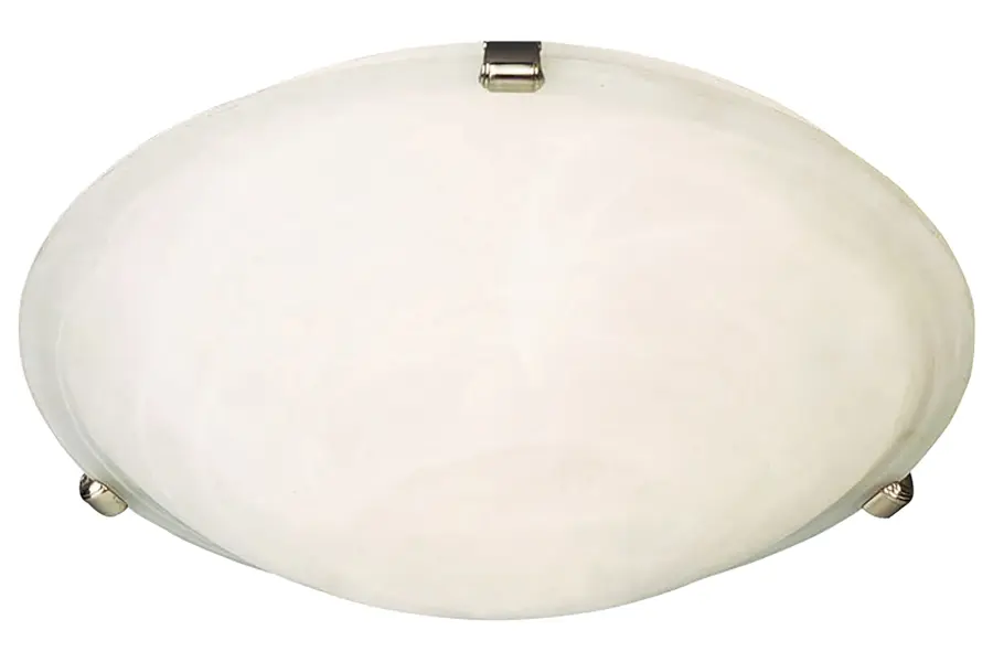Malaga Four Light Flush Mount in Satin Nickel - Image 1