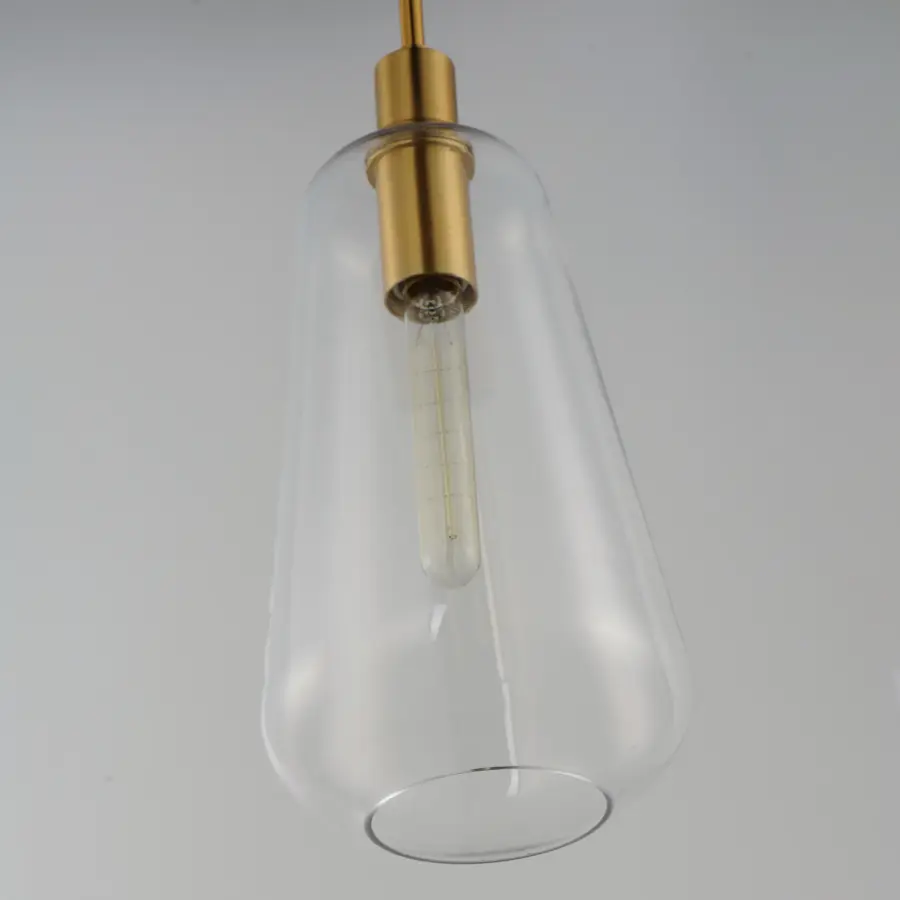 Babylon One Light Pendant in Satin Brass - Image 2