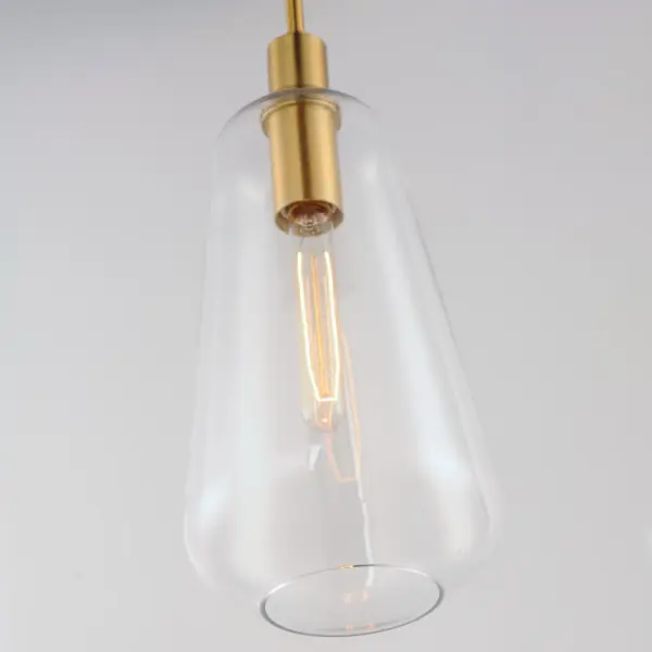 Babylon One Light Pendant in Satin Brass - Image 3