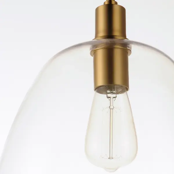 Babylon One Light Pendant in Satin Brass - Image 4