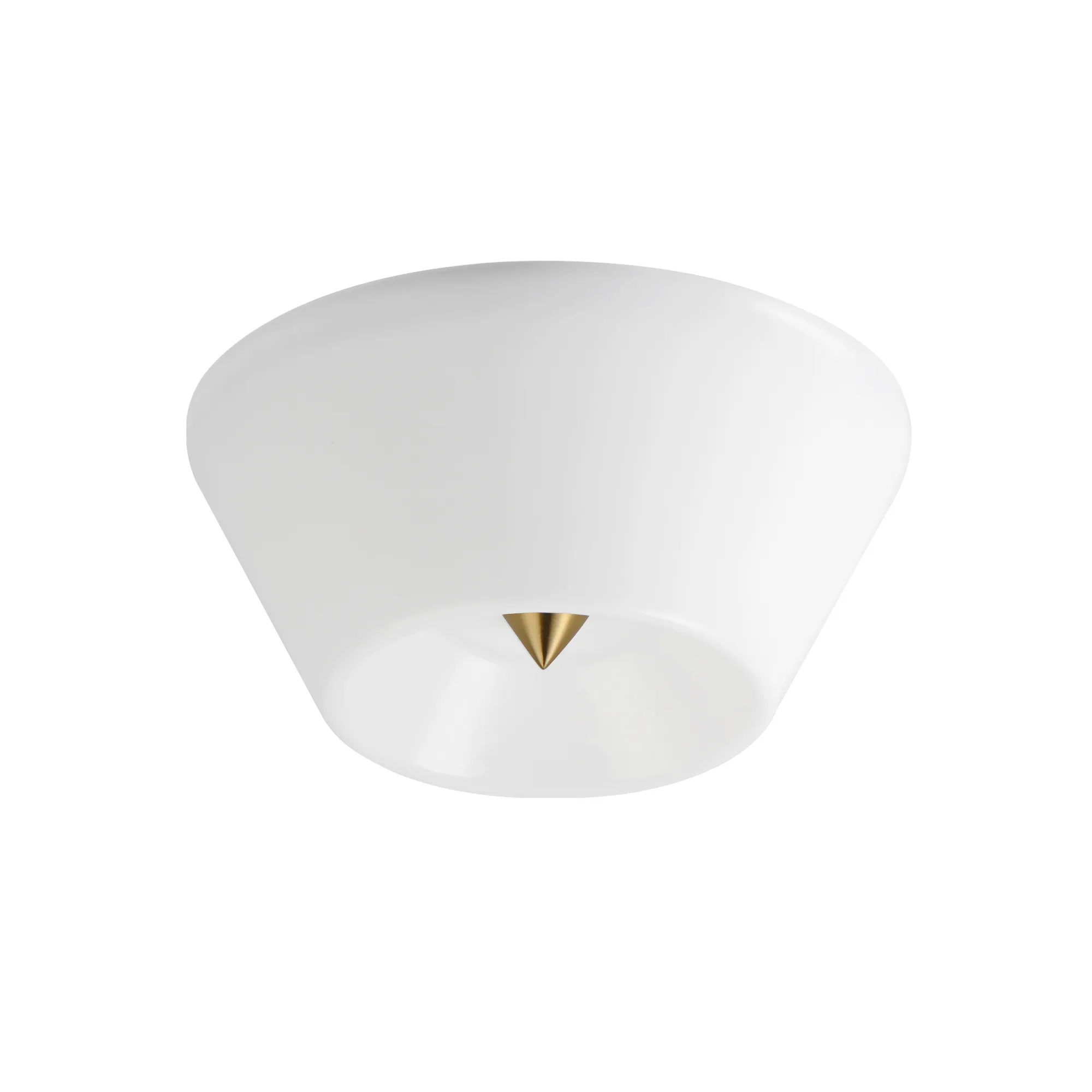 Tack LED Flush Mount in Natural Aged Brass