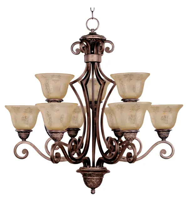 In either Screen Amber or Soft Vanilla Glass, the sharp angles of the Oil Rubbed Bronze body modernizes and inspires.