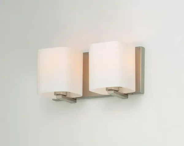 Wrap Two Light Bath Vanity in Satin Nickel - Image 3