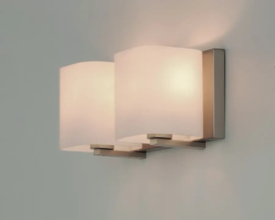 Wrap Two Light Bath Vanity in Satin Nickel - Image 4