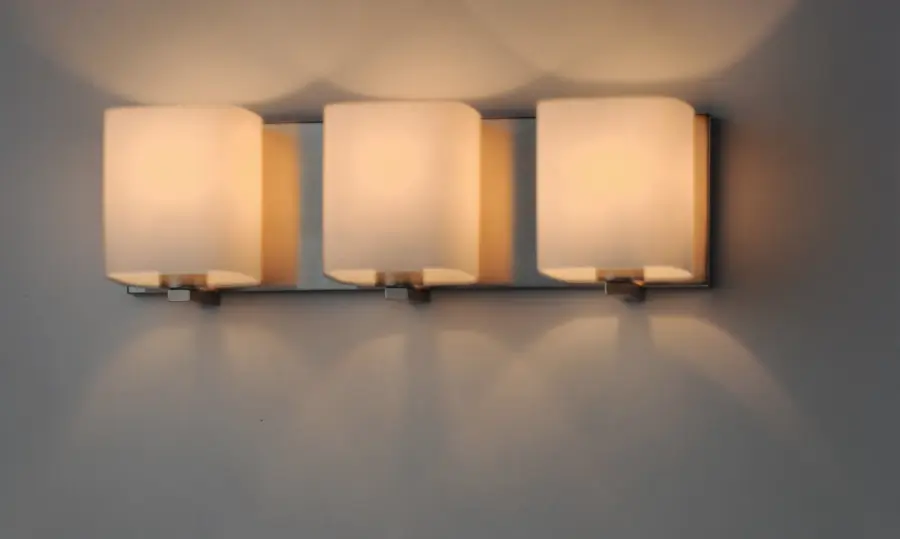 Wrap Three Light Bath Vanity in Satin Nickel - Image 4