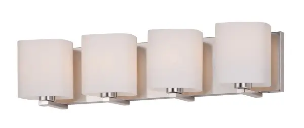Wrap 4-Light Bath Vanity in Satin Nickel - Image 1