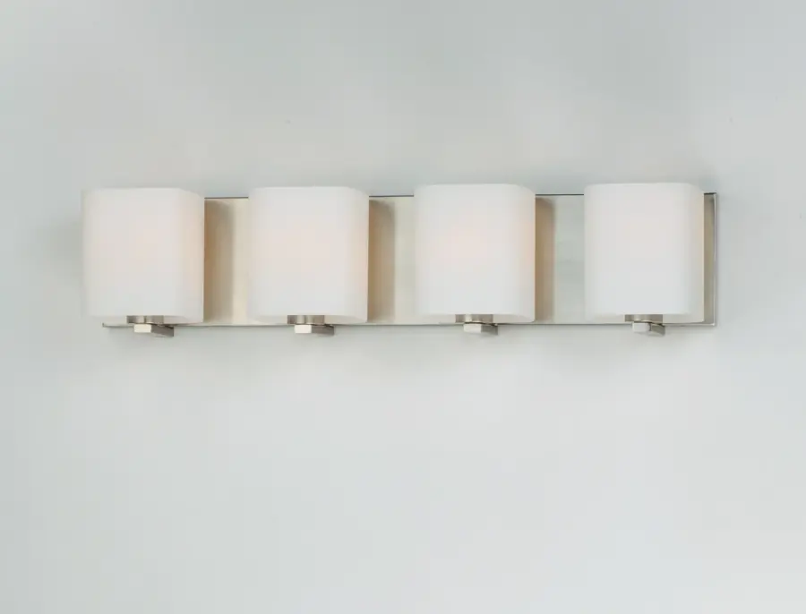 Wrap 4-Light Bath Vanity in Satin Nickel - Image 2