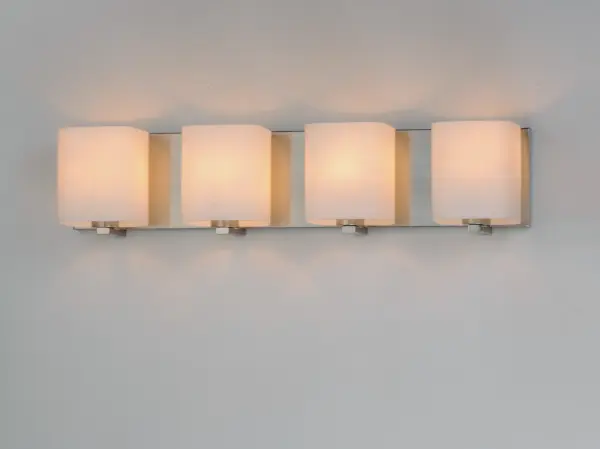 Wrap 4-Light Bath Vanity in Satin Nickel - Image 3