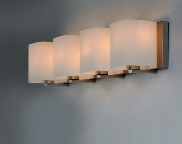 Wrap 4-Light Bath Vanity in Satin Nickel - Image 4