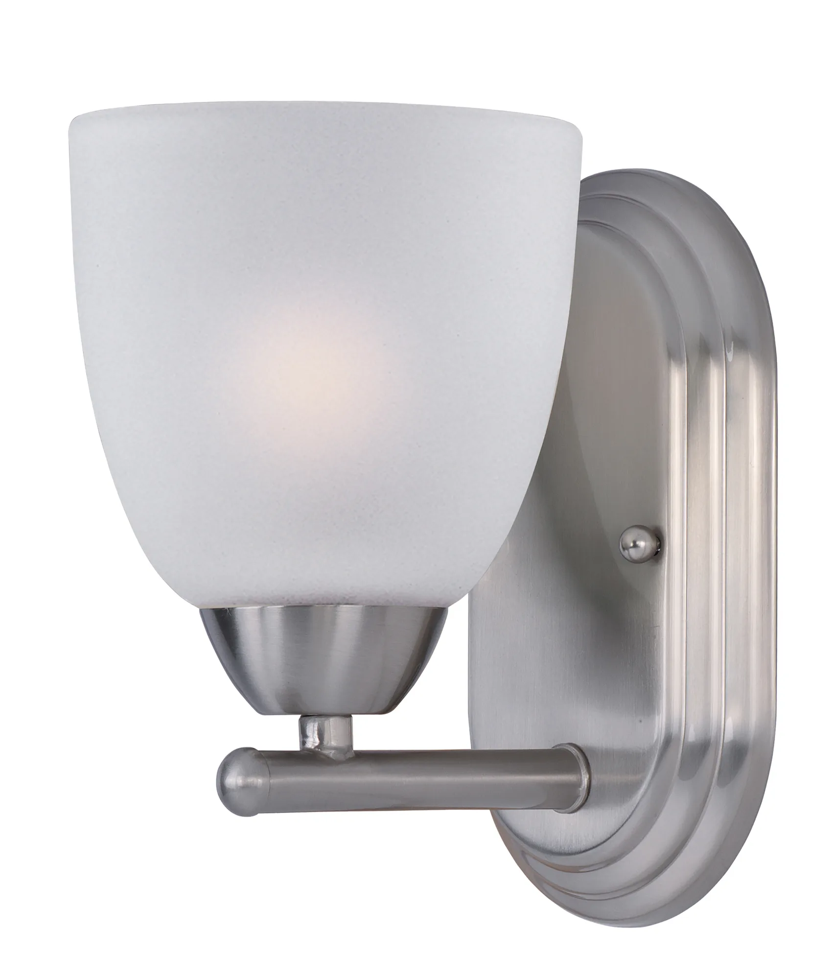 Axis One Light Bath Vanity in Satin Nickel