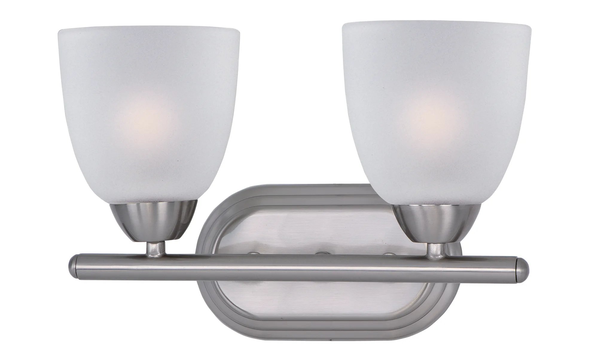 Axis 2-Light Bath Vanity in Satin Nickel