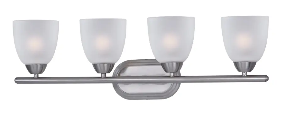 Axis 4-Light Bath Vanity in Satin Nickel - Image 1