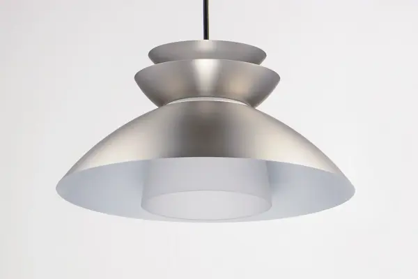 Nordic One Light Pendant in Brushed Platinum - Image 2