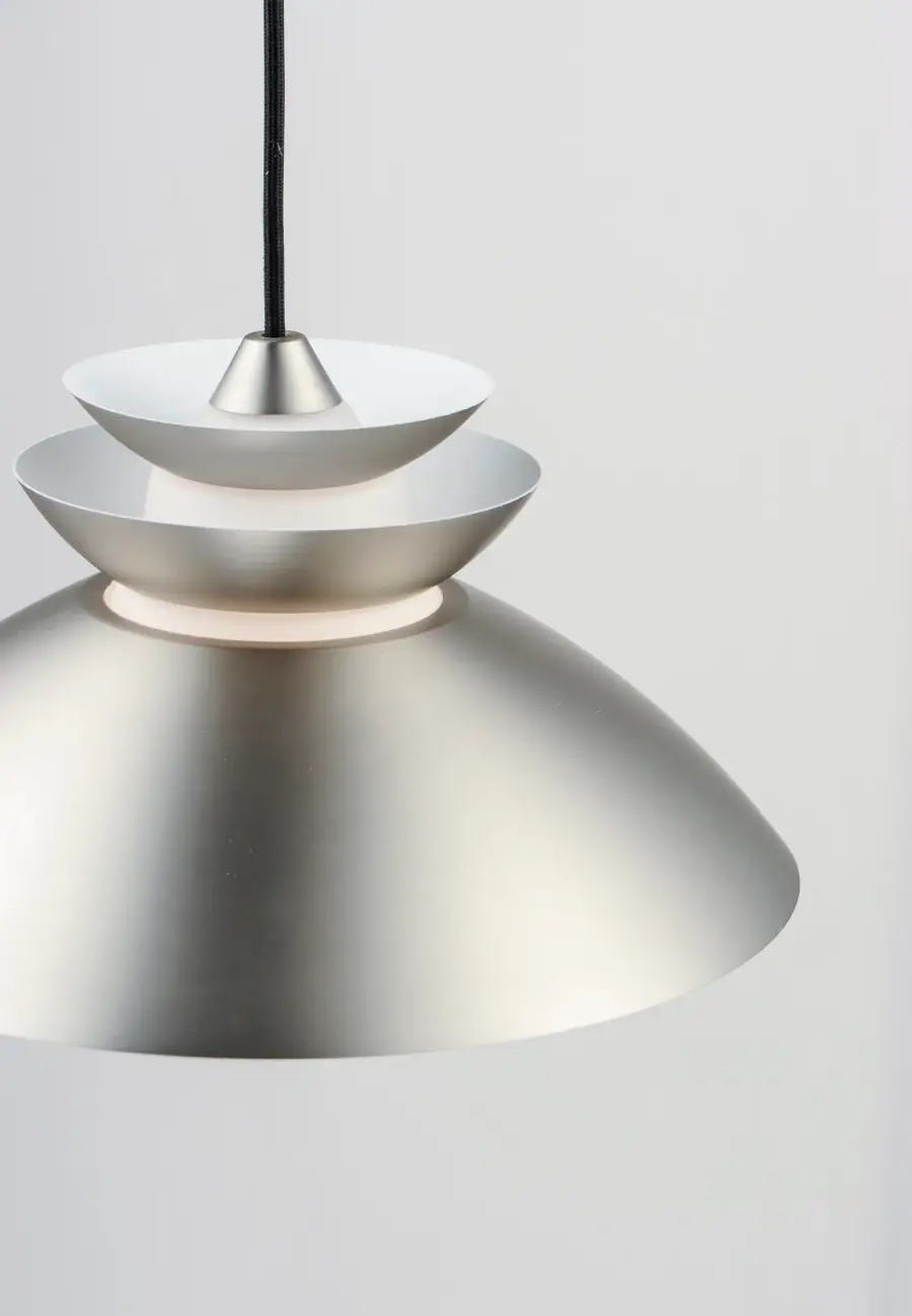 Nordic One Light Pendant in Brushed Platinum - Image 3