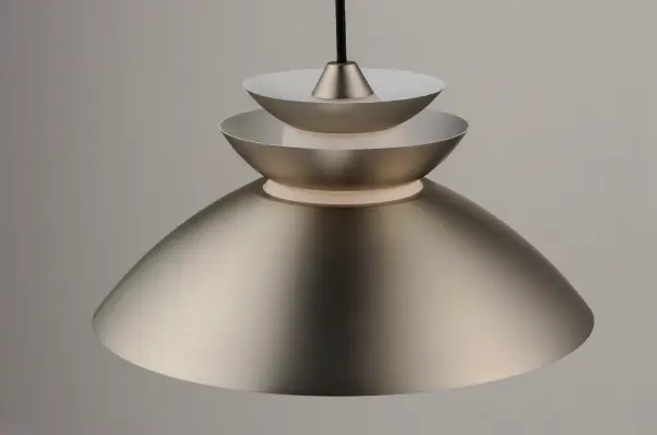 Nordic One Light Pendant in Brushed Platinum - Image 4