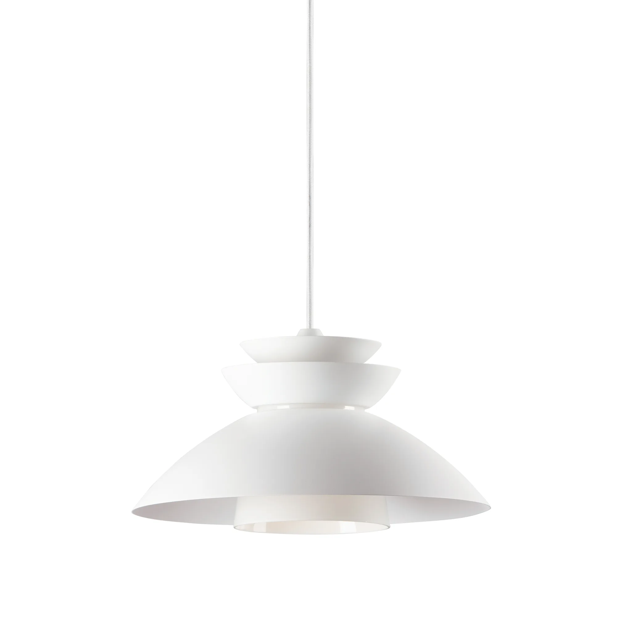 Nordic One Light Pendant in White