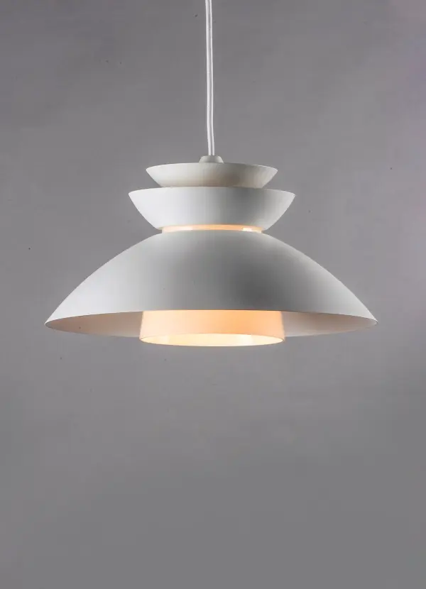 Nordic One Light Pendant in White - Image 3