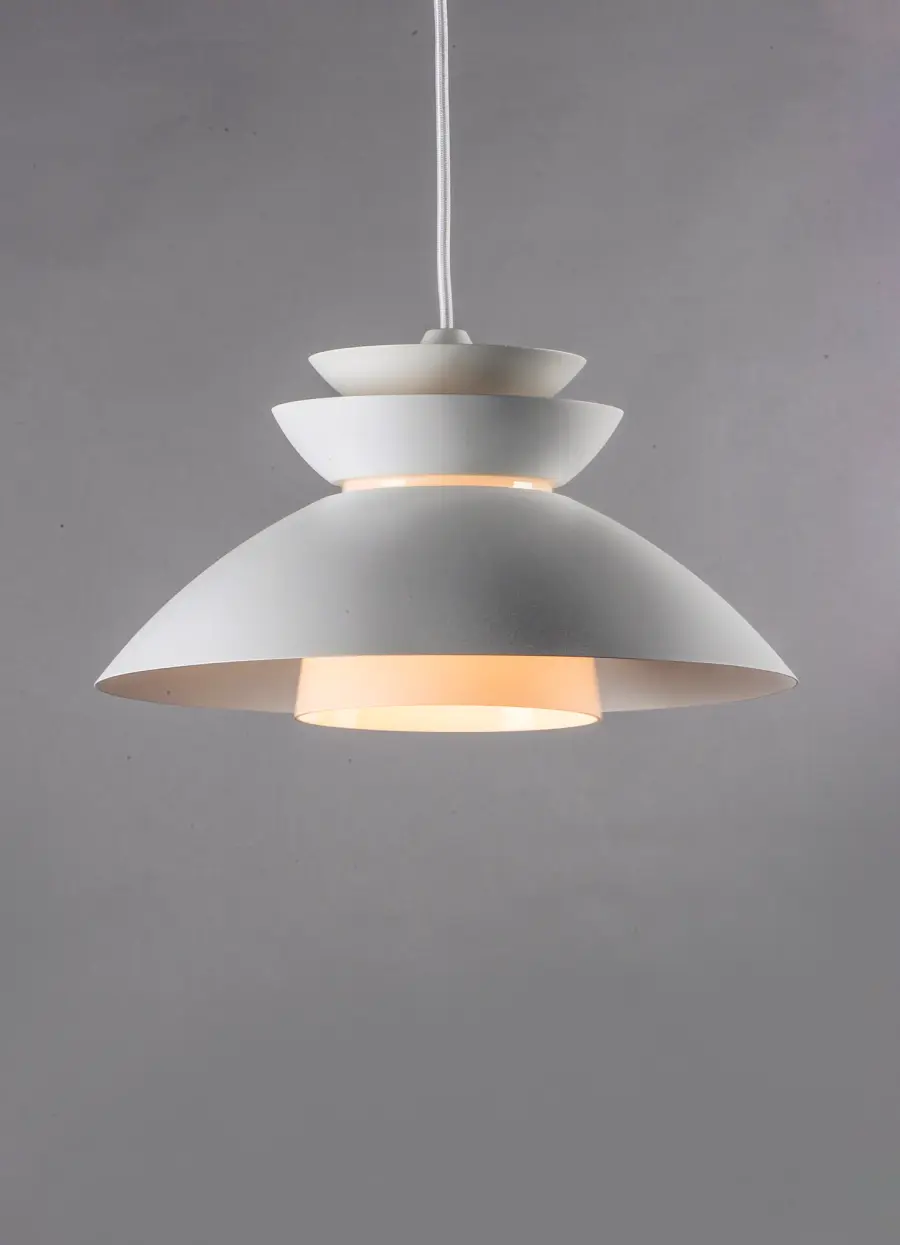 Nordic One Light Pendant in White - Image 3