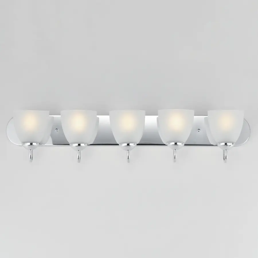 Axis 5-Light Bath Vanity in Polished Chrome - Image 2