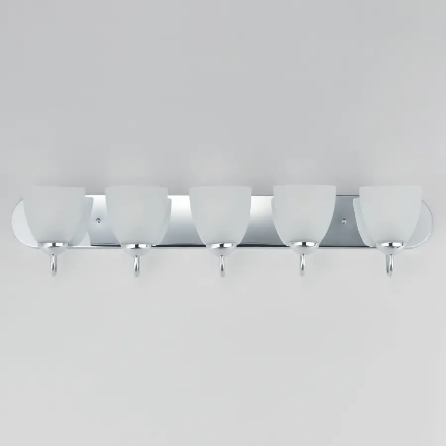 Axis 5-Light Bath Vanity in Polished Chrome - Image 3