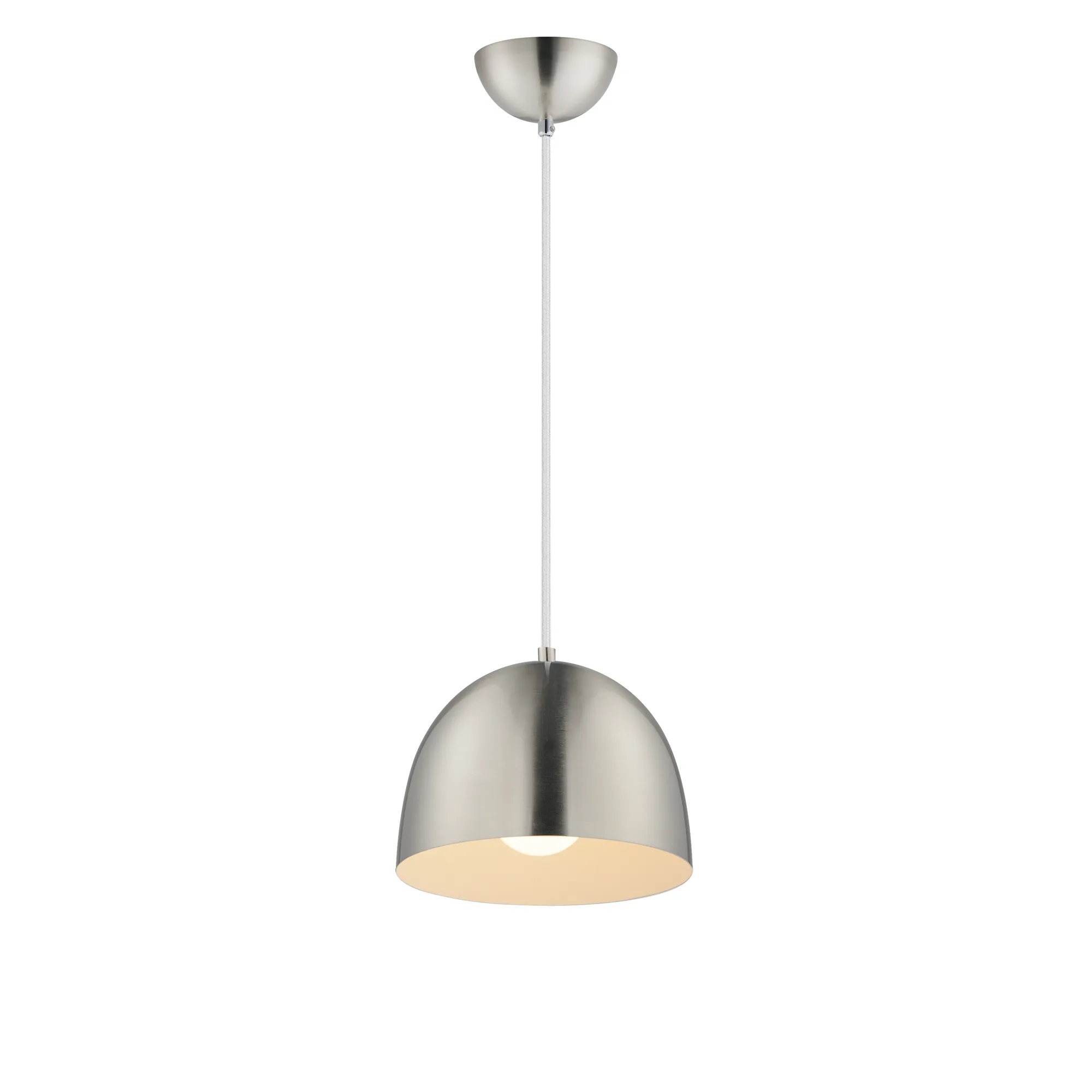 Tova One Light Pendant in Satin Nickel