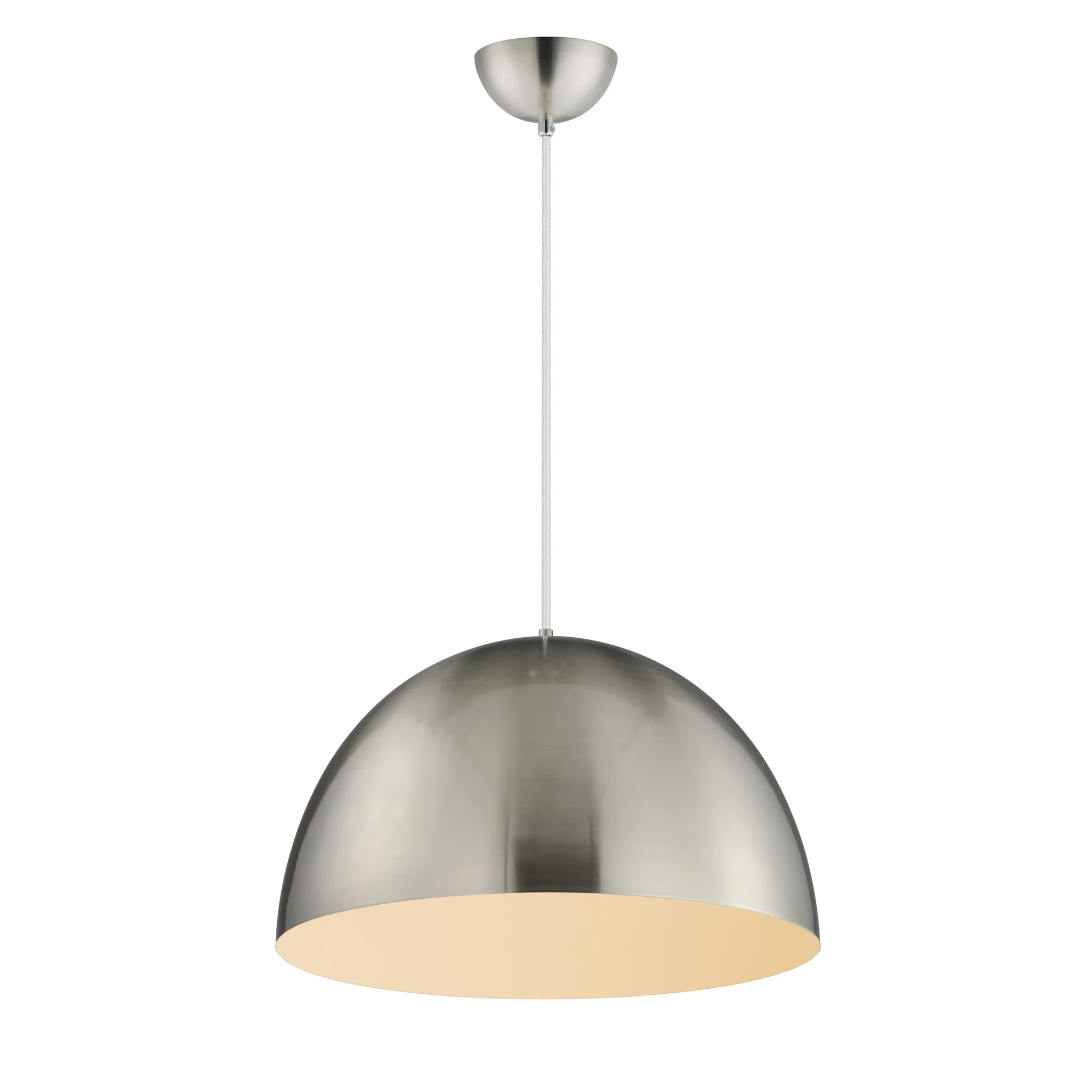 Tova One Light Pendant in Satin Nickel