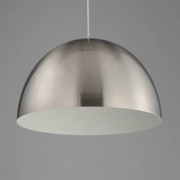 The essence of elevated everyday design, Tova brings timeless form into the modern home. With its clean half-dome silhouette and spun metal construction, this collection lends understated sophistication to kitchens, dining areas, and beyond. The Black finish with a gilded interior adds a warm, dramatic glow, while the Satin Nickel with white interior offers a crisp, versatile alternative. Whether installed solo or in multiples, Tova strikes the perfect balance of refinement and simplicity. Collection: Tova Finish: Satin Nickel Width: 20.00" Height: 12.00" Weight: 3.63 lb Wire: 120" Canopy: 5"x2.25" Number of Bulbs: 1 Maximum Wattage: 60.00 W Bulb Type: E26 Bulb Base: E26 Medium Light Source: Incandescent Voltage: 120.00 V Material: Steel Safety Listing: cULus Safety Rating: Dry Manufacturer Warranty: 5 Spec Sheet Instructions - alternate view