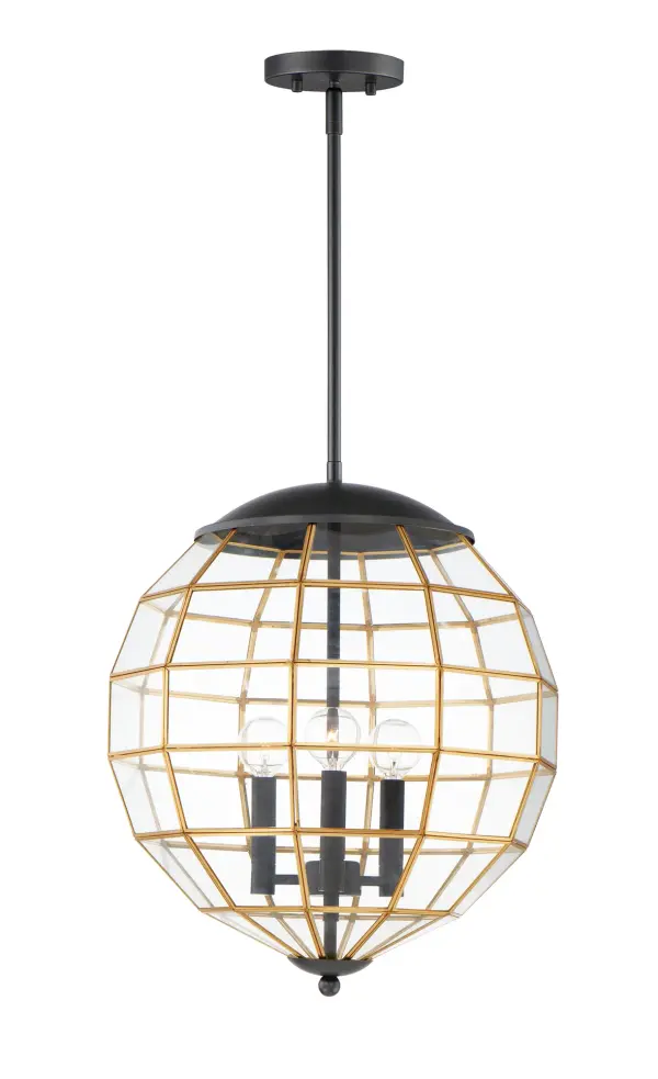 A return of Bound Glass lighting, Heirloom features a classic globe shape with rectilinear clear glass panels finished in two-tone Black and Burnished Brass. The wall mounts are made of brass and aluminum which makes them suitable for outdoors as well as indoors.